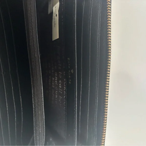 Kate Spade Black and White Patterned Wallet - Picture 4 of 4